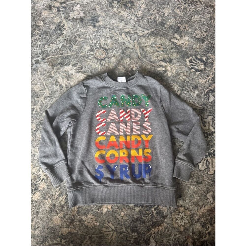 Hanna Andersson Elf Gray Crewneck Sweatshirt